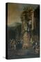 Allegorical Tomb for Chancellor Cowper-Francesco Monti-Stretched Canvas