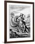 Allegorical View of America, Early 17th Century-Cornelis de Visscher-Framed Giclee Print