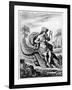 Allegorical View of America, Early 17th Century-Cornelis de Visscher-Framed Giclee Print