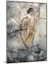 Allegorical Watercolor Depicting Isabeau, Opera by Pietro Mascagni-null-Mounted Giclee Print