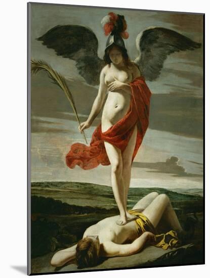 Allegorie de la Victoire - Allegory of Victory, R.F. 1971-9.-Mathieu Le Nain-Mounted Giclee Print