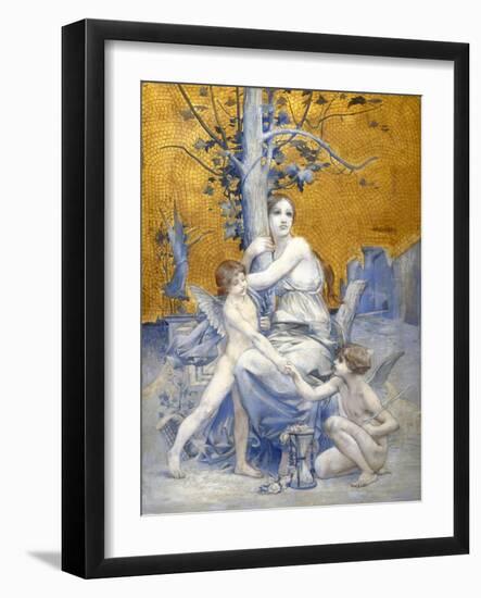 Allégorie du temps-Luc-olivier Merson-Framed Giclee Print