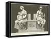 Allegories of Charity and Military Courage-null-Framed Stretched Canvas