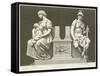 Allegories of Charity and Military Courage-null-Framed Stretched Canvas