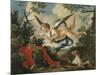 Allegories of Love - Cupid Gathering Flowers in a Landscape, 1803-null-Mounted Giclee Print