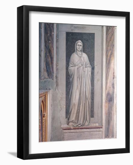 Allegories of Virtues and Vices-Giotto di Bondone-Framed Giclee Print