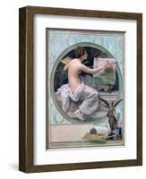 Allegory, 1856-1923-Francois Flameng-Framed Giclee Print