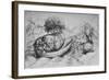 'Allegory: A Crowned Eagle Standing on a Globe and a Wolf Steering a Boat', c1480 (1945)-Leonardo Da Vinci-Framed Giclee Print