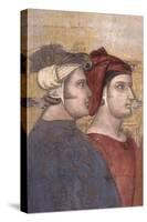 Allegory and Effects of Good Government-Ambrogio Lorenzetti-Stretched Canvas