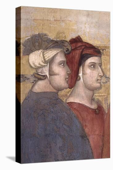 Allegory and Effects of Good Government-Ambrogio Lorenzetti-Stretched Canvas