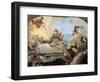 Allegory Created for the Marriage of Lodovico Rezzonico and the Noble Venetian Faustina Savorgnan-Giambattista Tiepolo-Framed Giclee Print