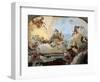 Allegory Created for the Marriage of Lodovico Rezzonico and the Noble Venetian Faustina Savorgnan-Giambattista Tiepolo-Framed Giclee Print