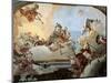 Allegory Created for the Marriage of Lodovico Rezzonico and the Noble Venetian Faustina Savorgnan-Giambattista Tiepolo-Mounted Giclee Print