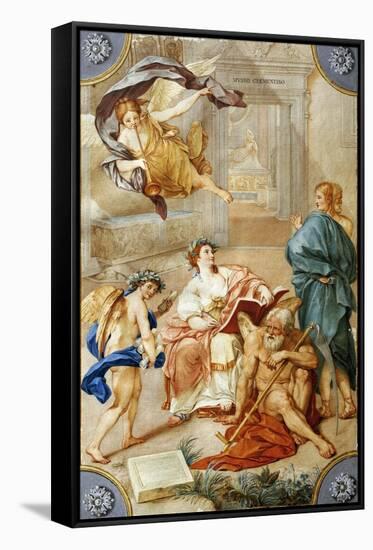 Allegory from the Clementino Museum-Anton Raphael Mengs-Framed Stretched Canvas