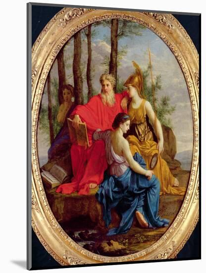 Allegory of a Perfect Minister Or, the Minister of State with His Attributes, 1653-Eustache Le Sueur-Mounted Giclee Print