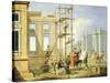 Allegory of Arts, Architecture, 1751-1752-Giuseppe Zocchi-Stretched Canvas