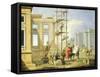 Allegory of Arts, Architecture, 1751-1752-Giuseppe Zocchi-Framed Stretched Canvas