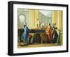 Allegory of Arts, Music, 1751-1752-Giuseppe Zocchi-Framed Giclee Print