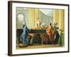 Allegory of Arts, Music, 1751-1752-Giuseppe Zocchi-Framed Giclee Print