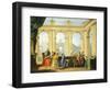 Allegory of Arts, Music, 1751-1752-Giuseppe Zocchi-Framed Giclee Print