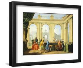 Allegory of Arts, Music, 1751-1752-Giuseppe Zocchi-Framed Giclee Print