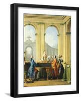 Allegory of Arts, Music, 1751-1752-Giuseppe Zocchi-Framed Giclee Print