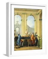 Allegory of Arts, Music, 1751-1752-Giuseppe Zocchi-Framed Giclee Print