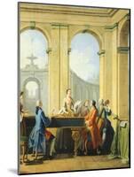 Allegory of Arts, Music, 1751-1752-Giuseppe Zocchi-Mounted Giclee Print