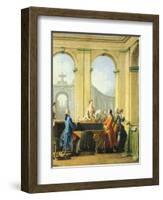 Allegory of Arts, Music, 1751-1752-Giuseppe Zocchi-Framed Giclee Print