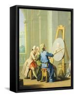 Allegory of Arts, Painting, 1751-1752-Giuseppe Zocchi-Framed Stretched Canvas