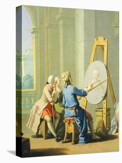 Allegory of Arts, Painting, 1751-1752-Giuseppe Zocchi-Stretched Canvas