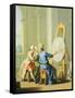 Allegory of Arts, Painting, 1751-1752-Giuseppe Zocchi-Framed Stretched Canvas