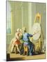 Allegory of Arts, Painting, 1751-1752-Giuseppe Zocchi-Mounted Giclee Print