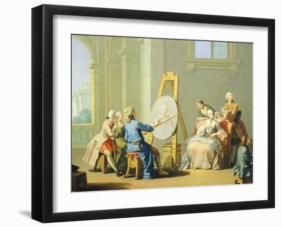 Allegory of Arts, Painting, 1751-1752-Giuseppe Zocchi-Framed Giclee Print