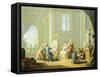 Allegory of Arts, Painting, 1751-1752-Giuseppe Zocchi-Framed Stretched Canvas