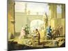 Allegory of Arts, Sculpture, 1751-1752-Giuseppe Zocchi-Mounted Giclee Print