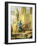 Allegory of Arts, Sculpture, 1751-1752-Giuseppe Zocchi-Framed Giclee Print