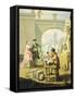 Allegory of Arts, Sculpture, 1751-1752-Giuseppe Zocchi-Framed Stretched Canvas