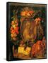 Allegory of Asia-Erasmus & Jan Quellinus II & Kessel I-Framed Stretched Canvas