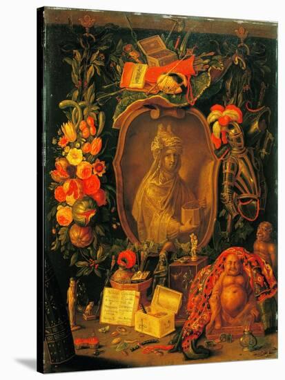 Allegory of Asia-Erasmus & Jan Quellinus II & Kessel I-Stretched Canvas