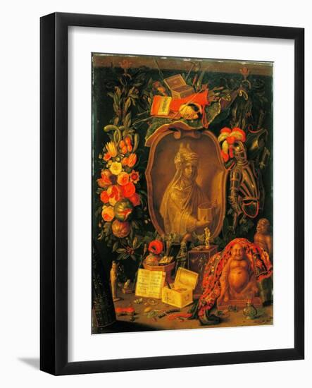 Allegory of Asia-Erasmus & Jan Quellinus II & Kessel I-Framed Art Print