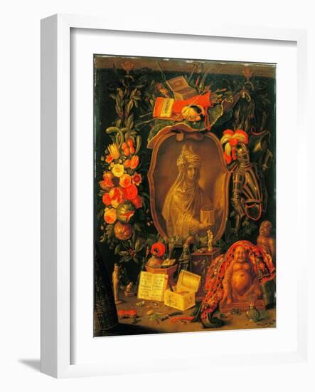 Allegory of Asia-Erasmus & Jan Quellinus II & Kessel I-Framed Art Print
