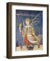 Allegory of Bad Government, Vainglory-Ambrogio Lorenzetti-Framed Giclee Print