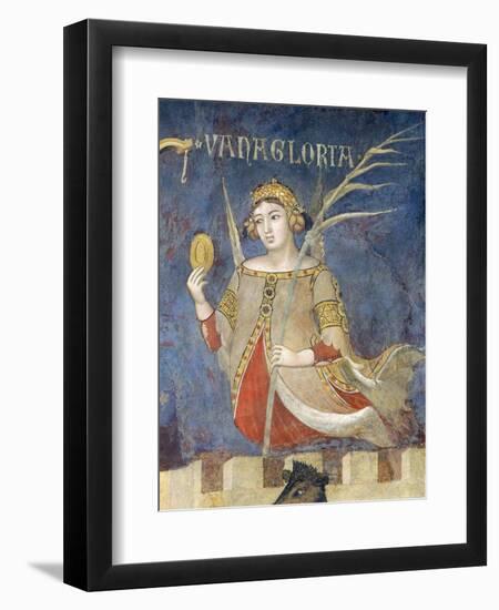 Allegory of Bad Government, Vainglory-Ambrogio Lorenzetti-Framed Giclee Print