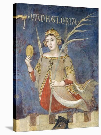 Allegory of Bad Government, Vainglory-Ambrogio Lorenzetti-Stretched Canvas