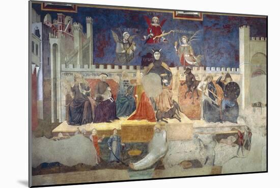 Allegory of Bad Government-Ambrogio Lorenzetti-Mounted Giclee Print