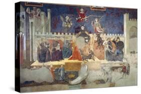 Allegory of Bad Government-Ambrogio Lorenzetti-Stretched Canvas