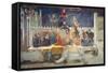 Allegory of Bad Government-Ambrogio Lorenzetti-Framed Stretched Canvas