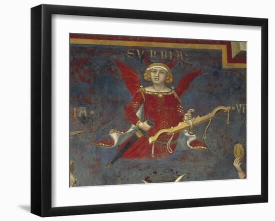 Allegory of Bad Government-Ambrogio Lorenzetti-Framed Giclee Print