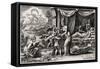 Allegory of Birth 1560, 1500 (1558)-Giorgio Ghisi-Framed Stretched Canvas